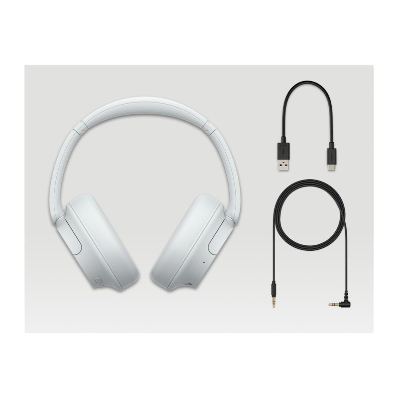Slušalke Sony WH-CH720NW, bele, BT, Noise Cancelling