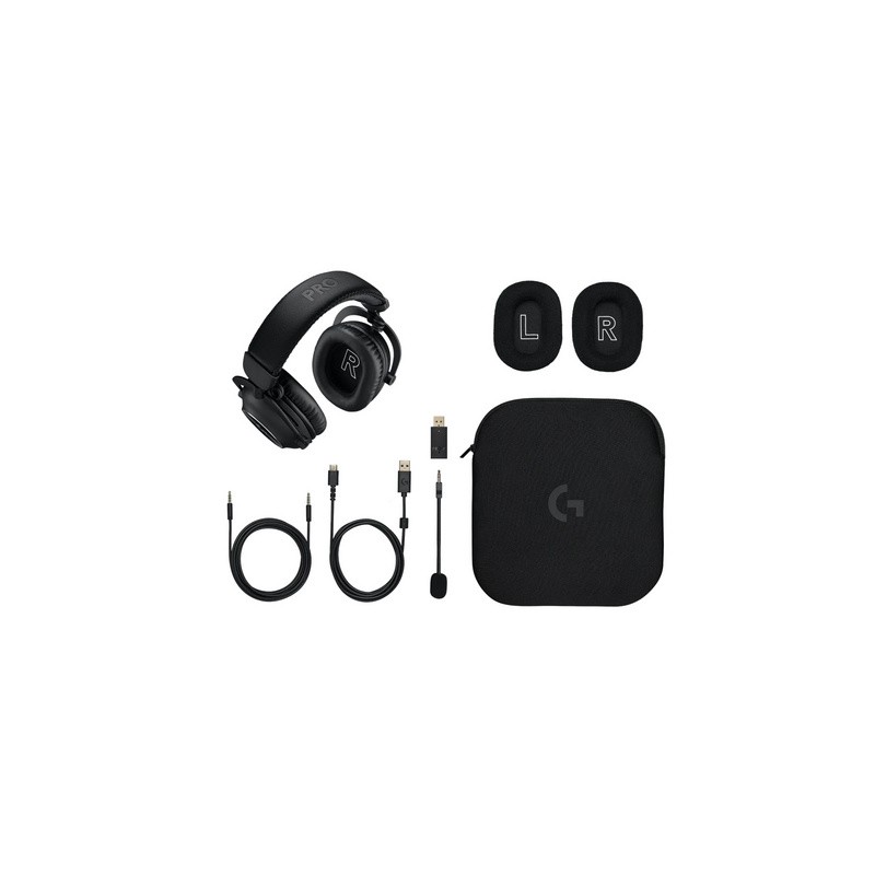 Slušalke Logitech G PRO X 2 LIGHTSPEED Wireless Gaming, črne