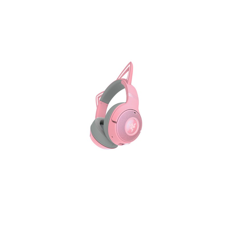Slušalke Razer Kraken Kitty V2 Quartz, Bluetooth
