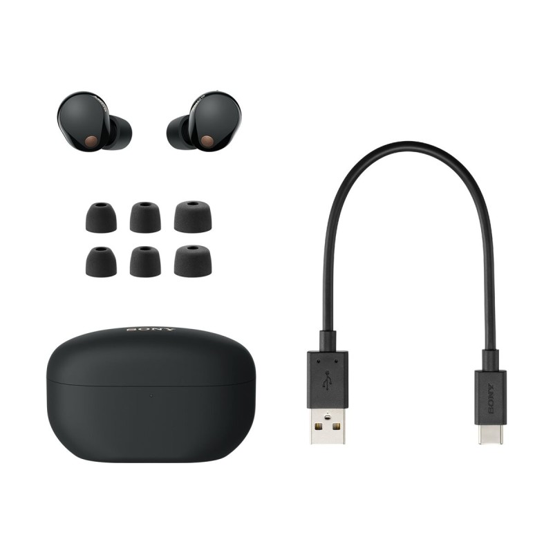 Slušalke SONY Bluetooth WF1000XM5B.CE7, črne