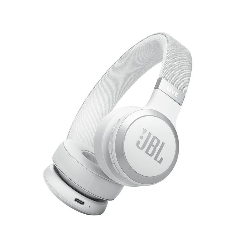 Slušalke JBL LIVE 670NC bele, brezžične