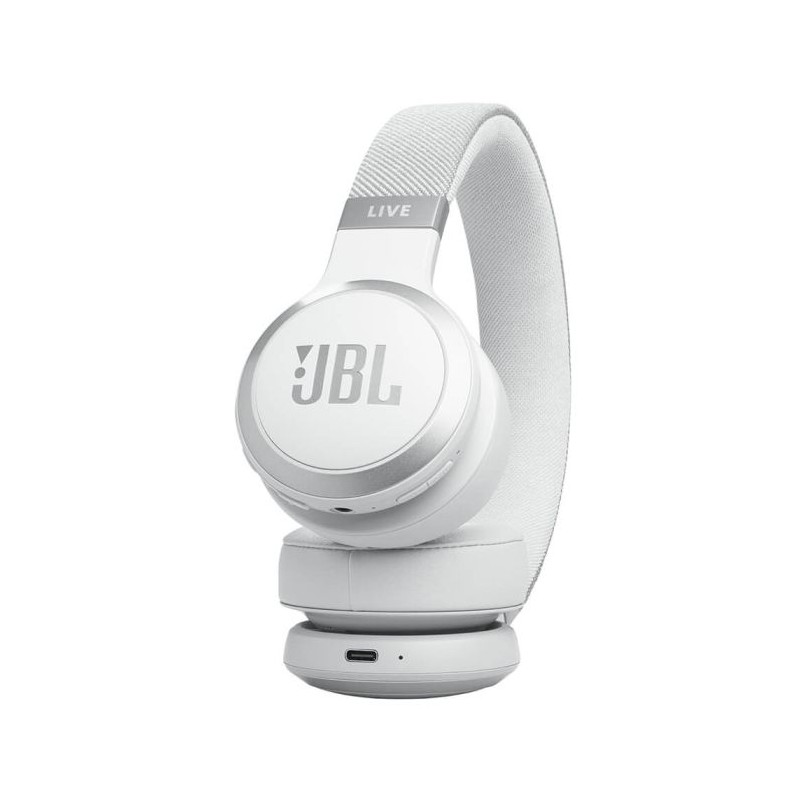 Slušalke JBL LIVE 670NC bele, brezžične