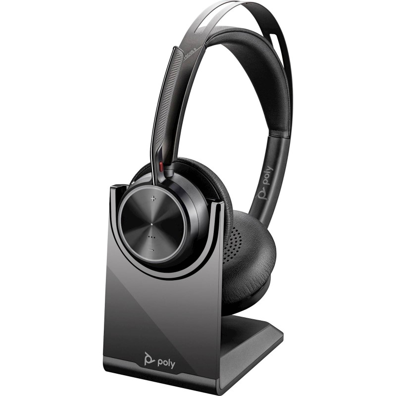 Slušalke Poly Voyager Focus 2 + stojalo za polnjenje, 77Y89AA