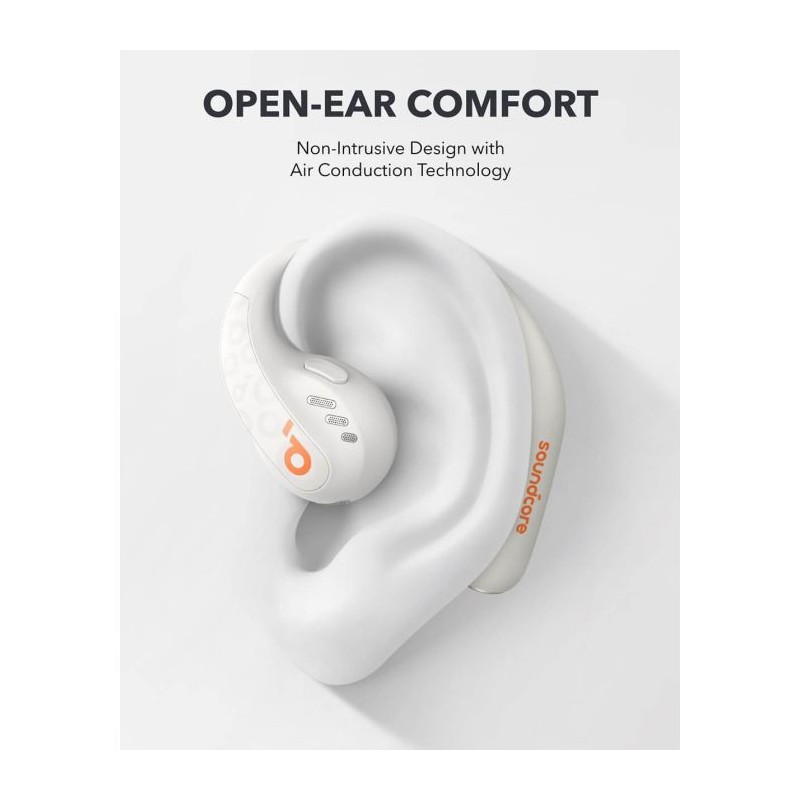 Slušalke Anker Soundcore AeroFit Pro brezžične, bele, A3871G21