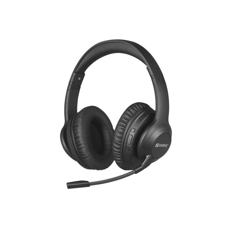 Slušalke Sandberg Wireless Headset ANC+ENC Pro, 126-45, črne