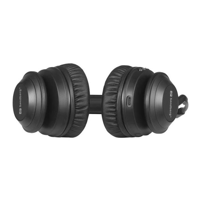 Slušalke Sandberg Wireless Headset ANC+ENC Pro, 126-45, črne