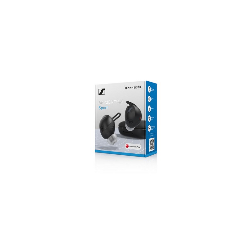 Slušalke Sennheiser MOMENTUM SPORT True Wireless, črne