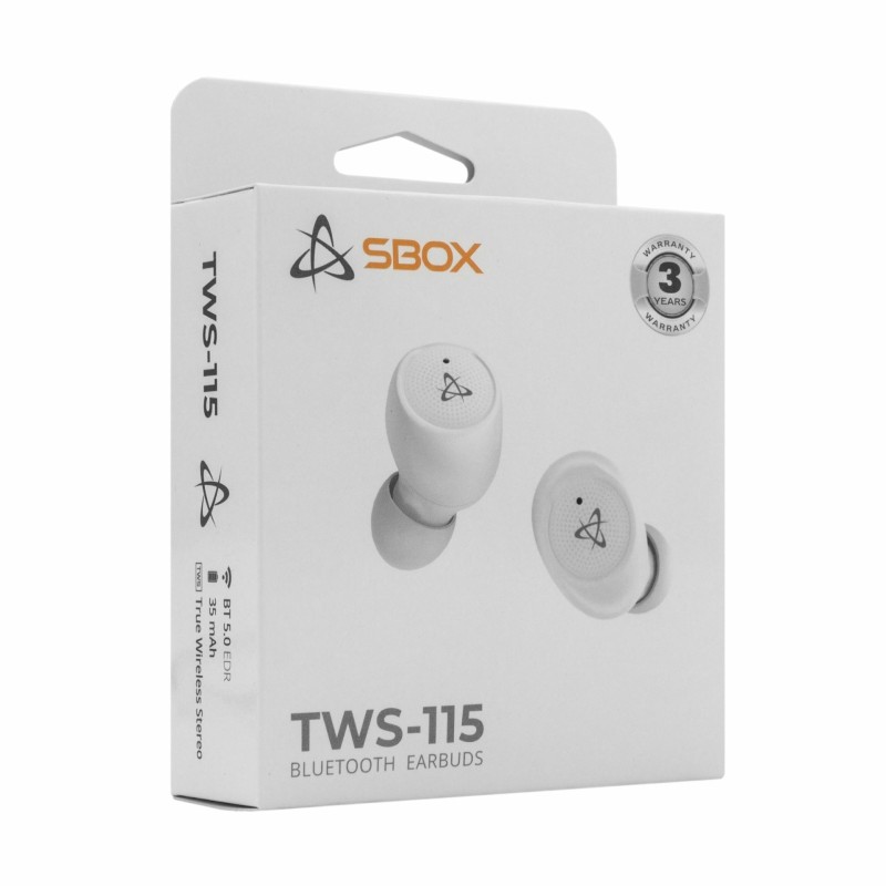 Slušalke SBOX EB-TWS115, bele