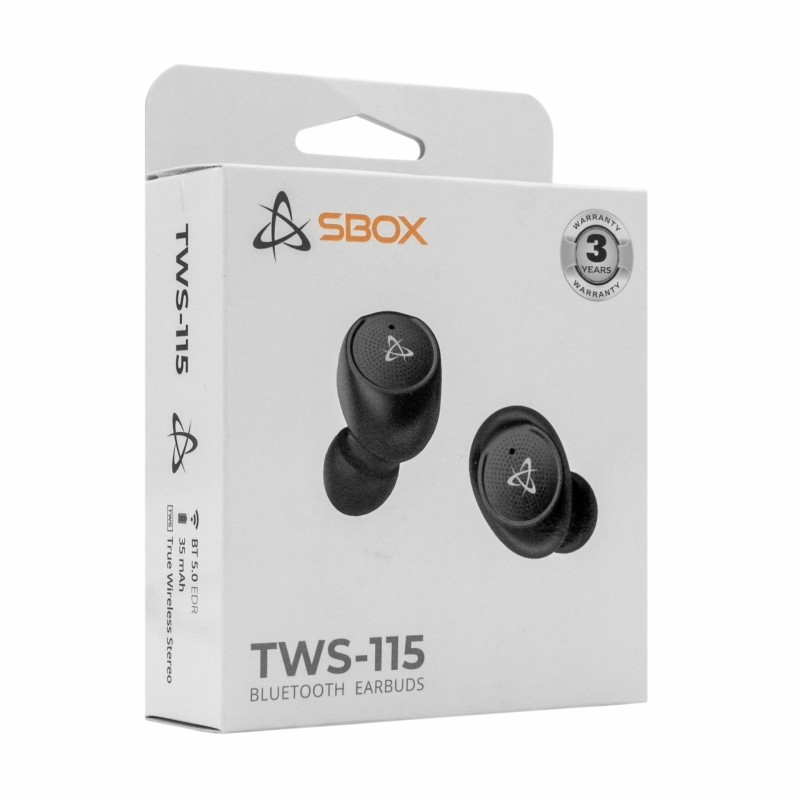 Slušalke SBOX EB-TWS115, črne