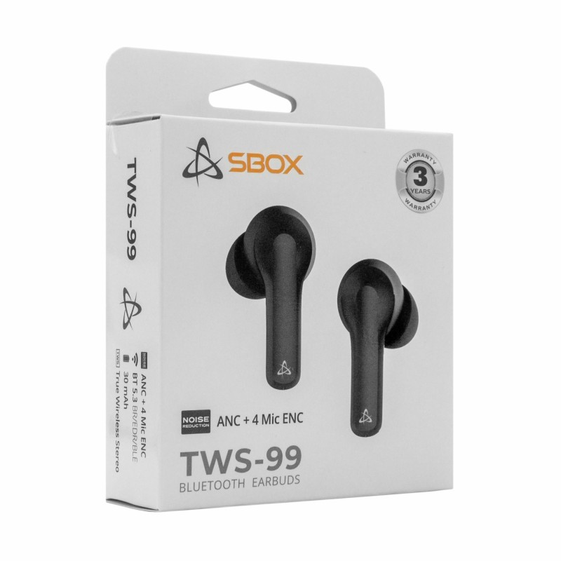 Slušalke SBOX EB-TWS99, črne