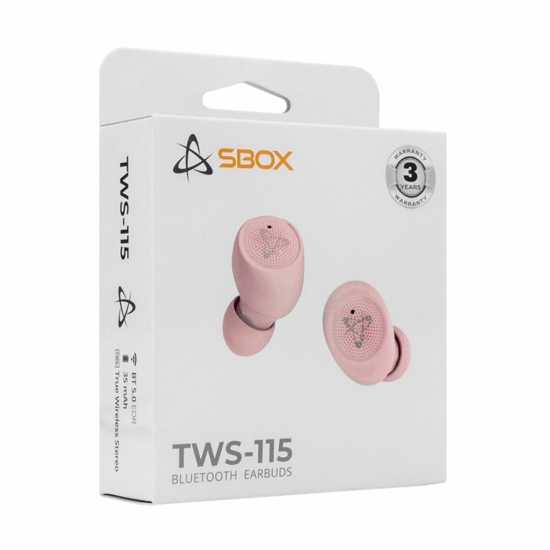 Slušalke SBOX  EB-TWS115, roza