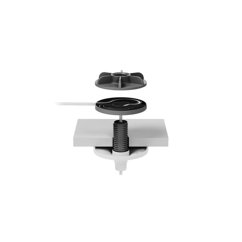 Nosilec za Logitech Mic Pod, stropni, bel