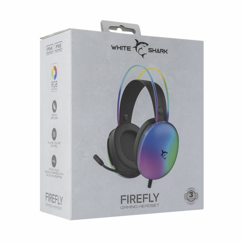 Slušalke White Shark Firefly GH-2342, črne