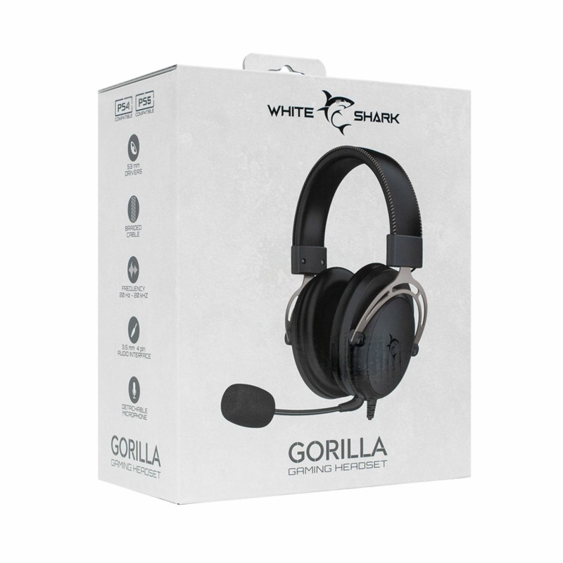 Slušalke White Shark Gorilla GH-2341, črno/sive