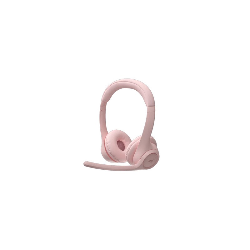 Slušalke Logitech Zone 300, Bluetooth, roza