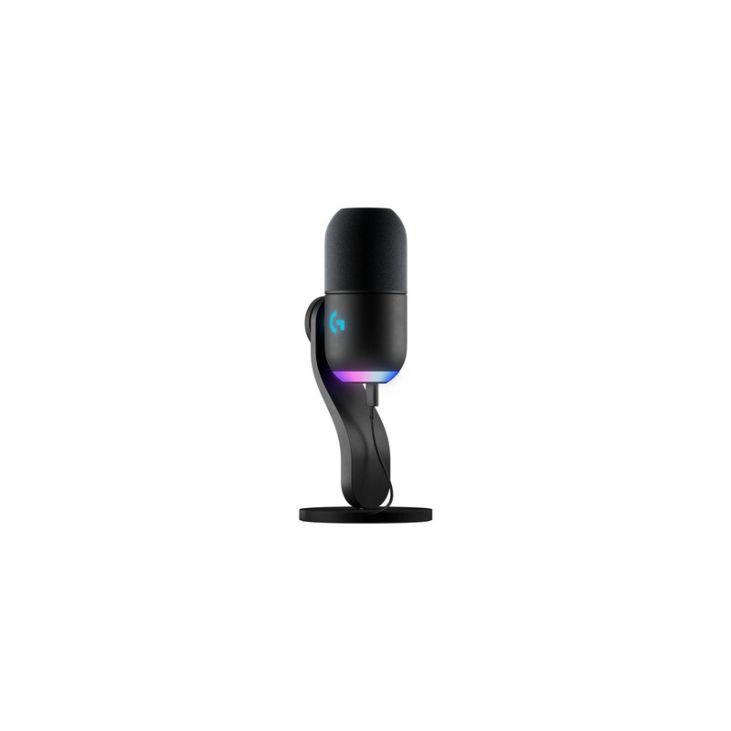 Mikrofon Logitech Yeti GX, LIGHTSYNC RGB, Gaming, USB, črn