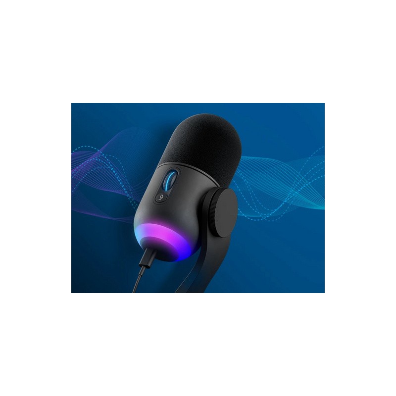 Mikrofon Logitech Yeti GX, LIGHTSYNC RGB, Gaming, USB, črn