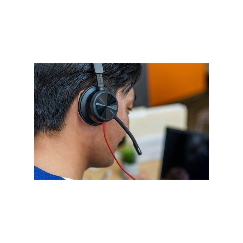 Slušalke Poly Blackwire 8225 Microsoft Teams, črne, 8X225AA