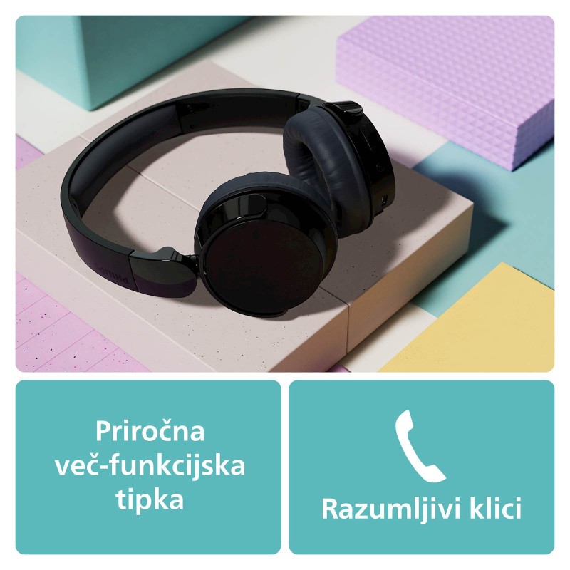 Slušalke Philips TAH3209BK