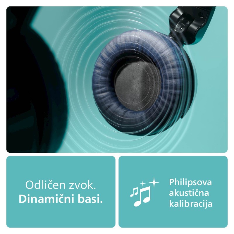 Slušalke Philips TAH3209BK
