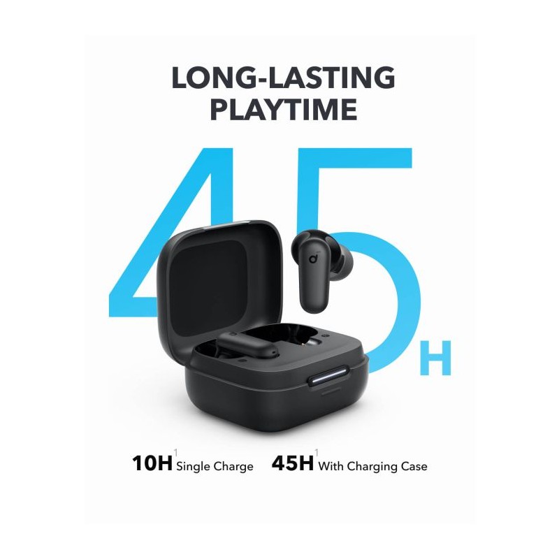 Slušalke Anker Soundcore P30i, črne, A3959311