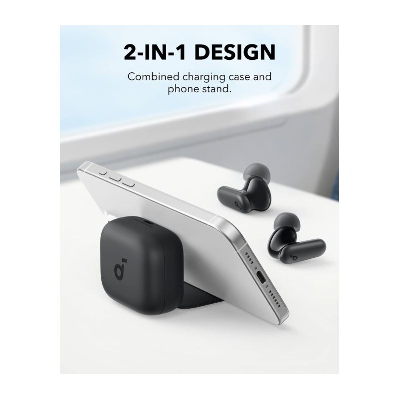 Slušalke Anker Soundcore P30i, črne, A3959311