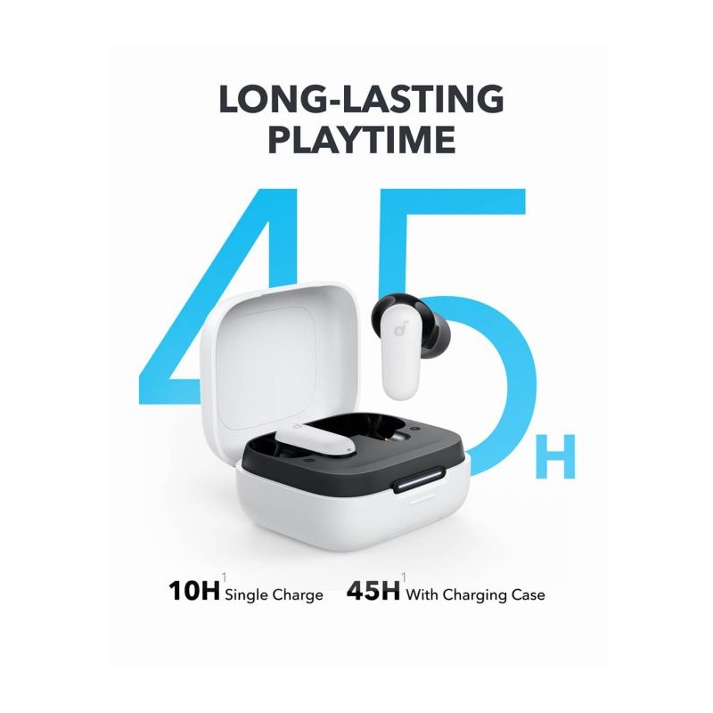 Slušalke Anker Soundcore P30i, bele, A3959321