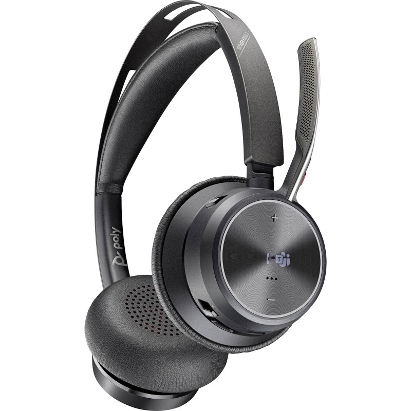 Slušalke Poly Voyager Focus 2 s stojalom za polnjenje
