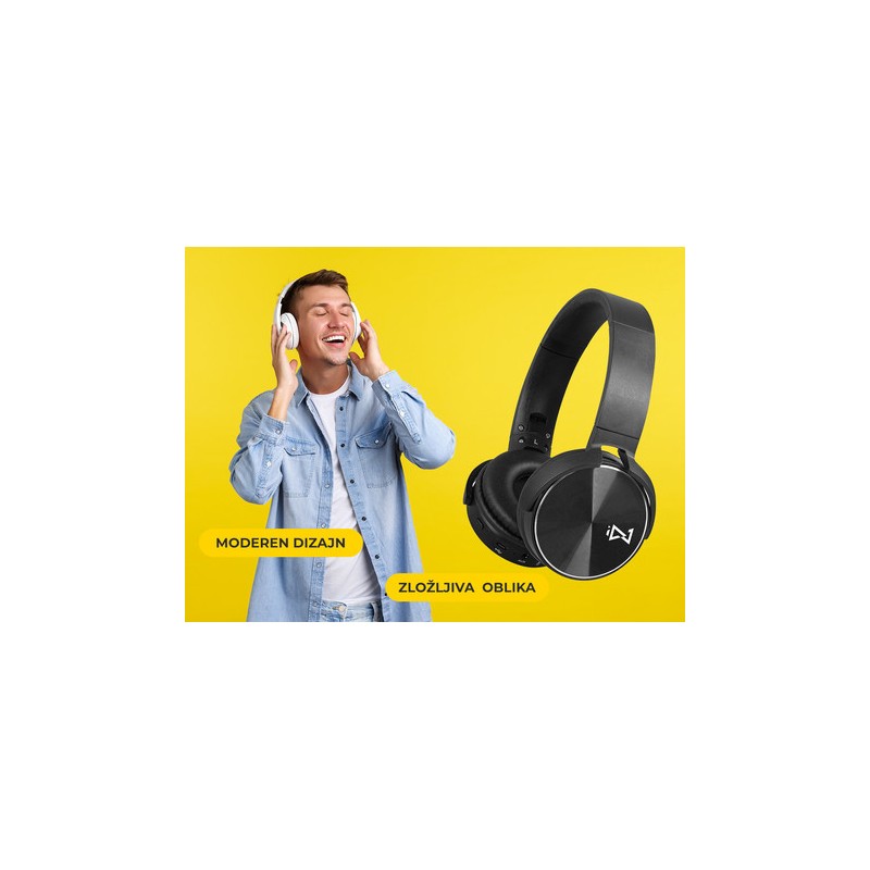 Slušalke Trevi DJ 12E50, črne