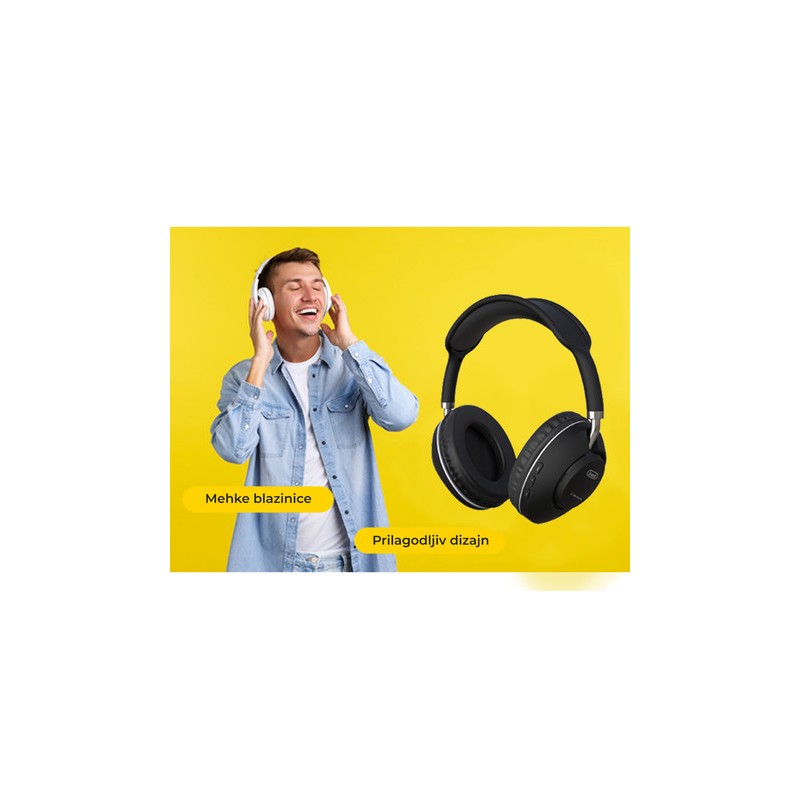 Slušalke Trevi DJ 12E42, črne