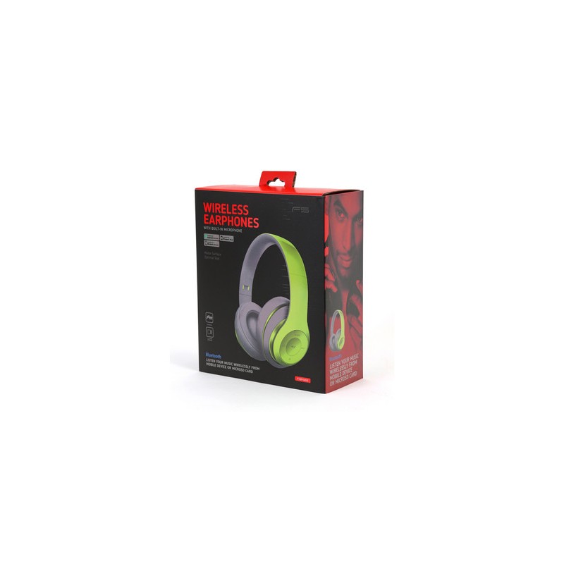 Slušalke Platinet Freestyle FH0916GG, sivo-zelene