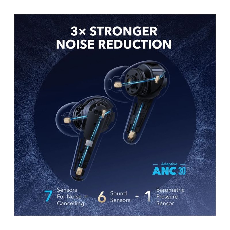 Slušalke Anker Soundcore Liberty 4 Pro, svetlečo črne