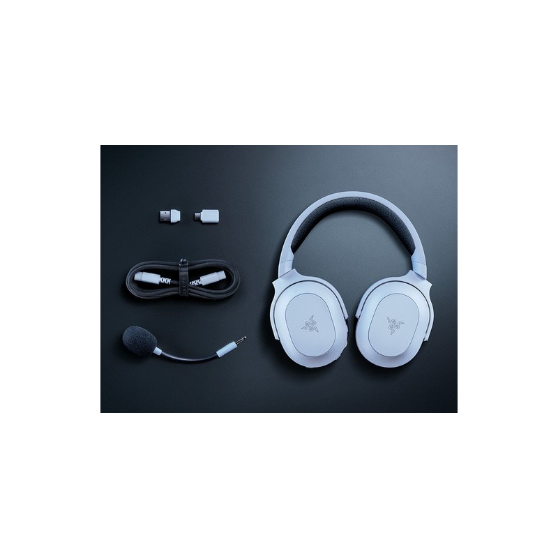 Slušalke Razer Barracuda X Chroma Wireless, bele