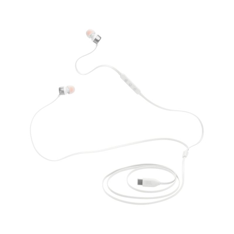 Slušalke JBL Tune 310C, bele, JBLT310CWHT