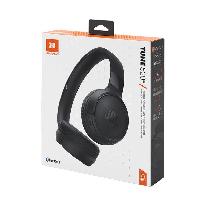 Slušalke JBL Tune 525BT, črne
