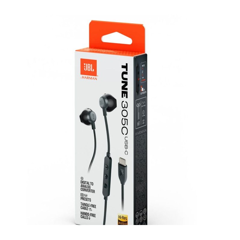 Slušalke JBL Tune 305C, črne