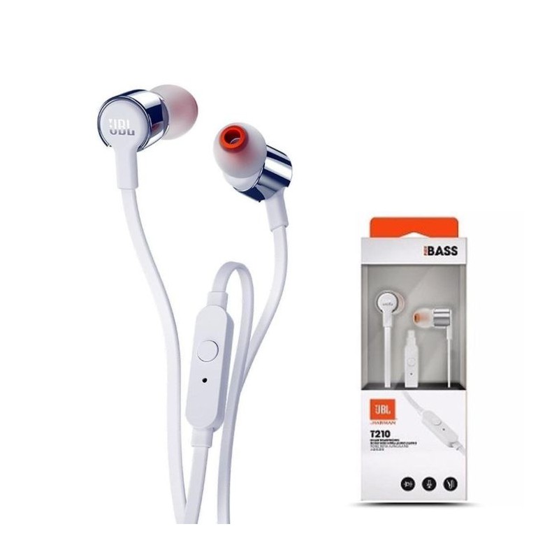 Slušalke JBL Tune 210, sive
