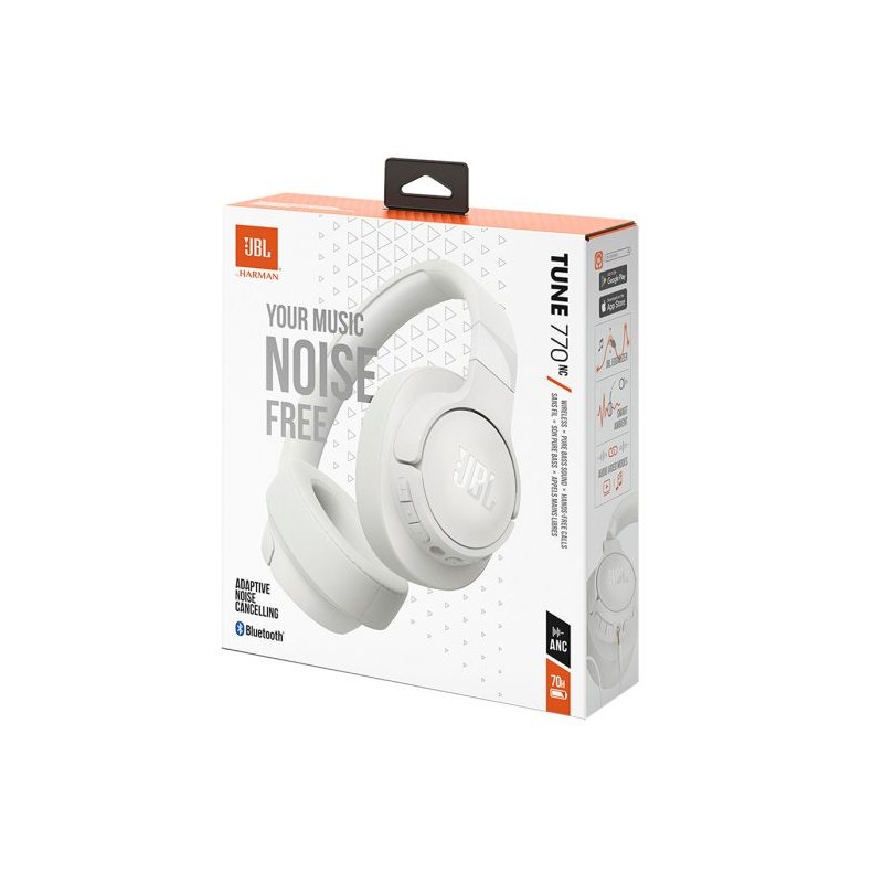 Slušalke JBL Tune 770NC, bele