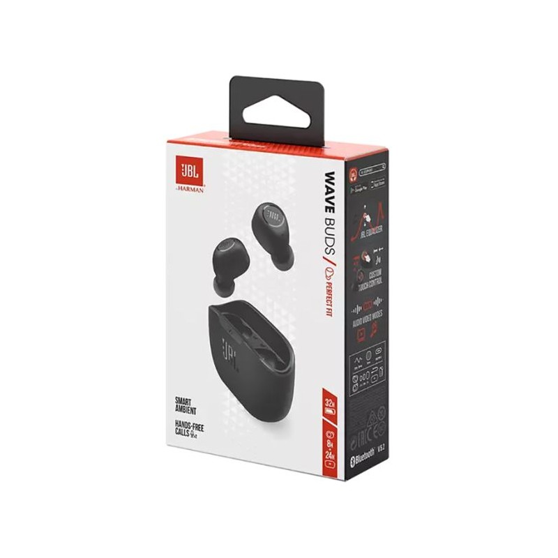 Slušalke JBL Wave Buds, črna