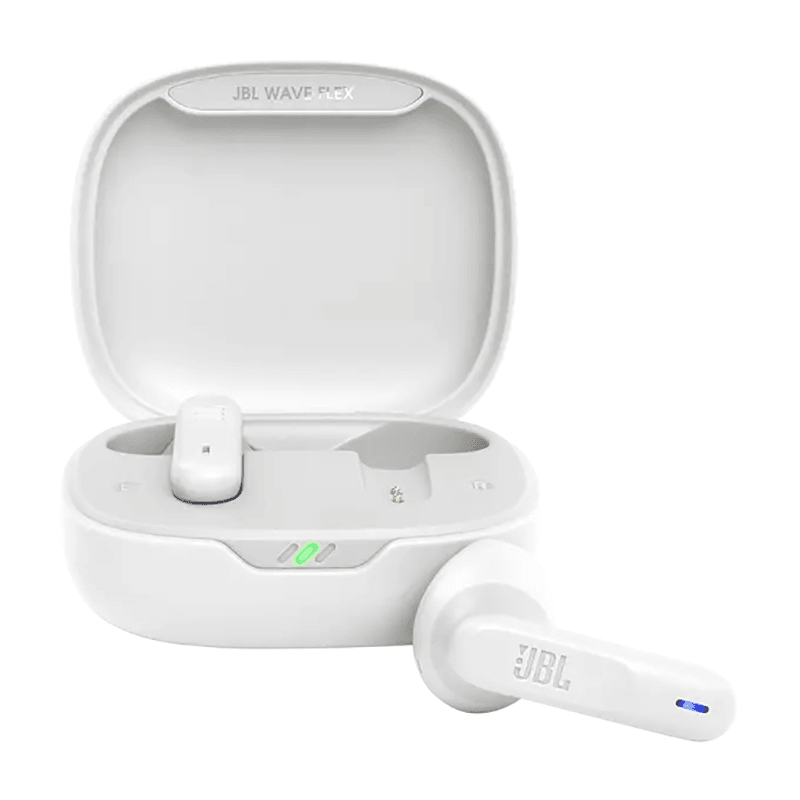 Slušalke JBL Wave Flex, bela