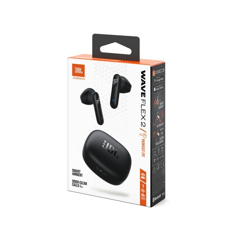 Slušalke JBL Wave Flex 2, črne