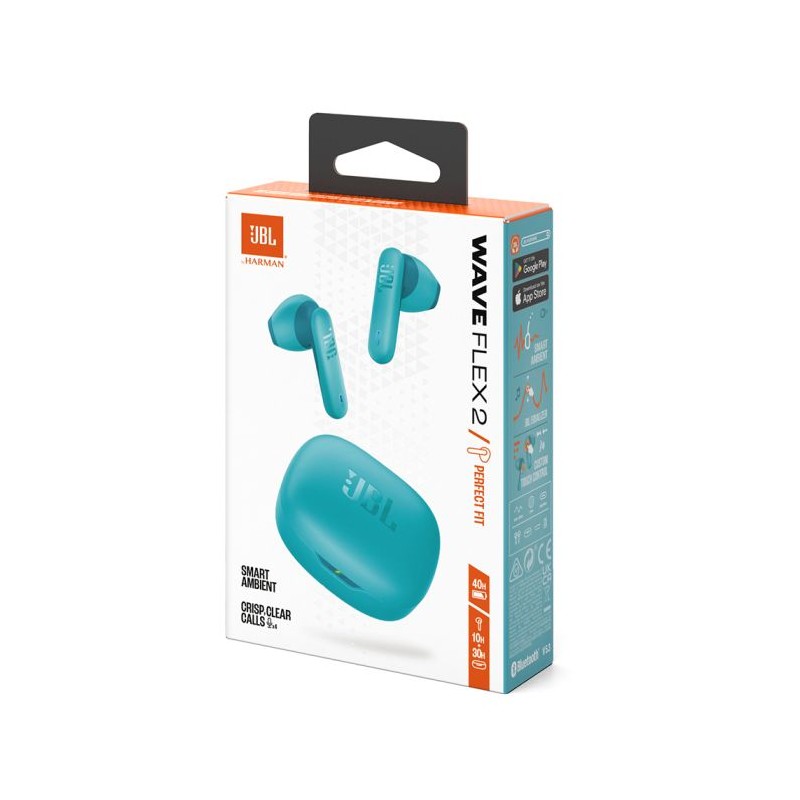 Slušalke JBL Wave Flex 2, modre