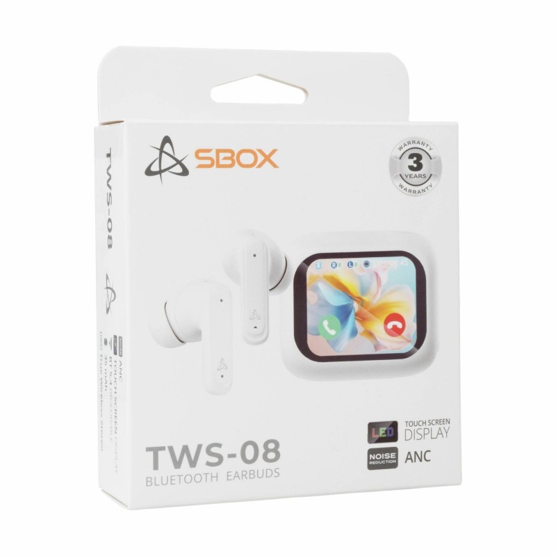 Slušalke SBOX TWS08, bele