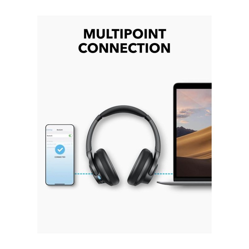 Slušalke Anker Soundcore Q11i, črne