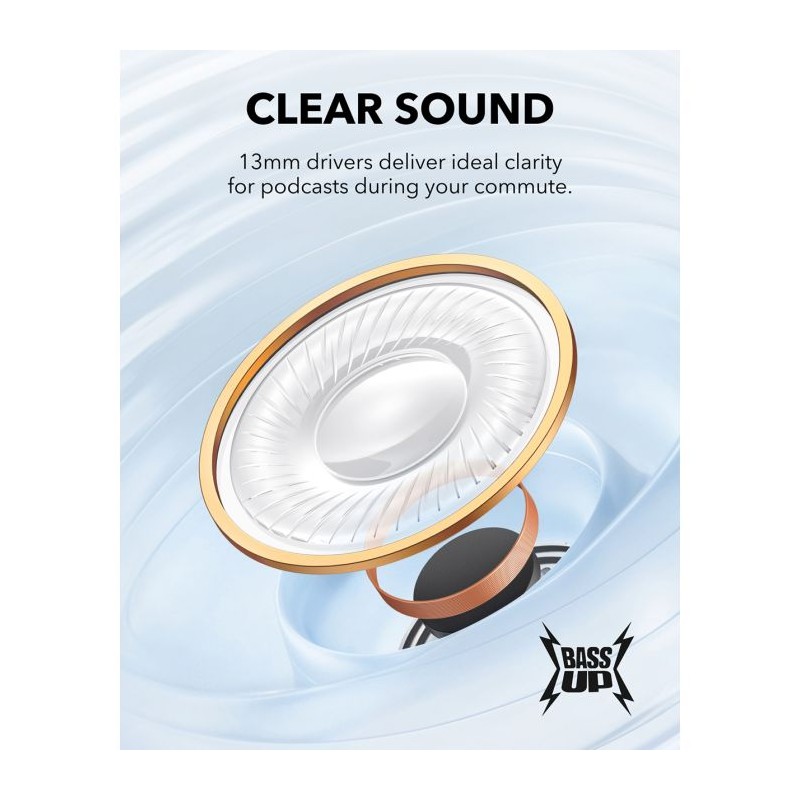 Slušalke Anker Soundcore K20i, vijolične