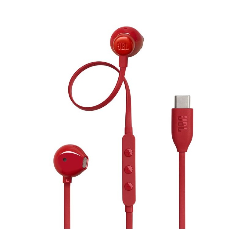 Slušalke JBL Tune 305C, rdeče