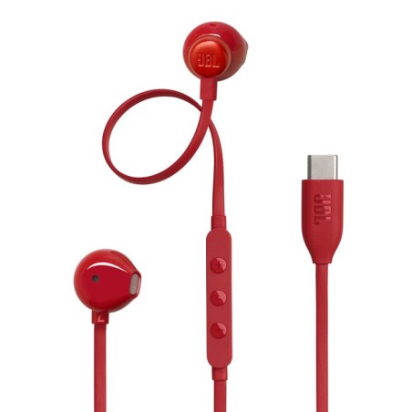 Slušalke JBL Tune 305C, rdeče