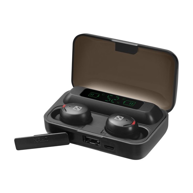 Slušalke Sandberg Wireless Earbuds + Powerbank, 126-38