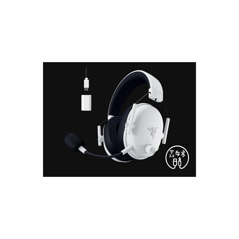 Slušalke Razer BlackShark V3, bele