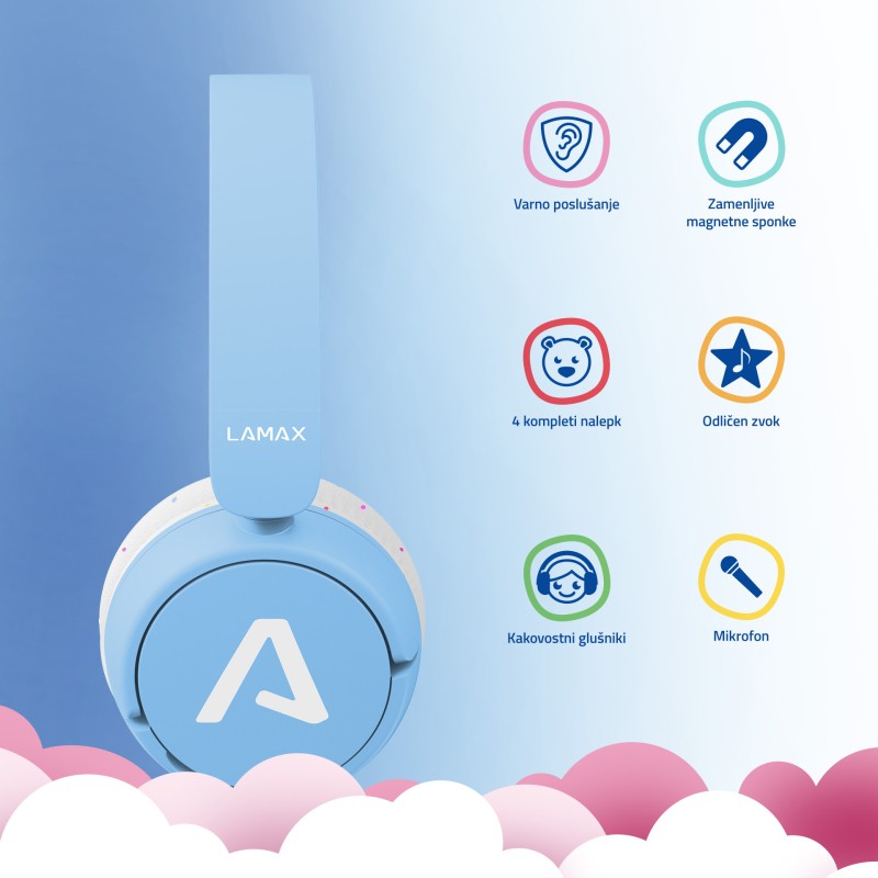 Slušalke LAMAX SoundKid1, modre